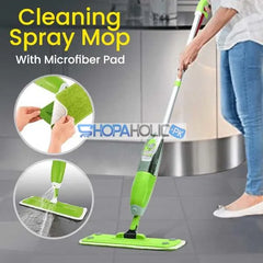 Microfiber Water Spray Mop For House Cleaning Microfiber Spray Mop For Wet And Dry Floor Cleaning, Home Dust, Dirt Cleaner Lightweight 360 Degree Spin Microfiber Mop